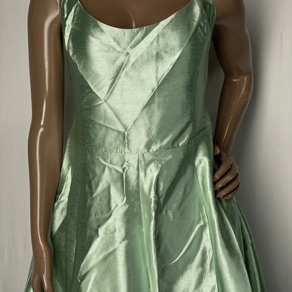 NEW MARE MARE Women’s Fit & Flare Midi Dress Size XL Moss Green - Picture 10 of 11